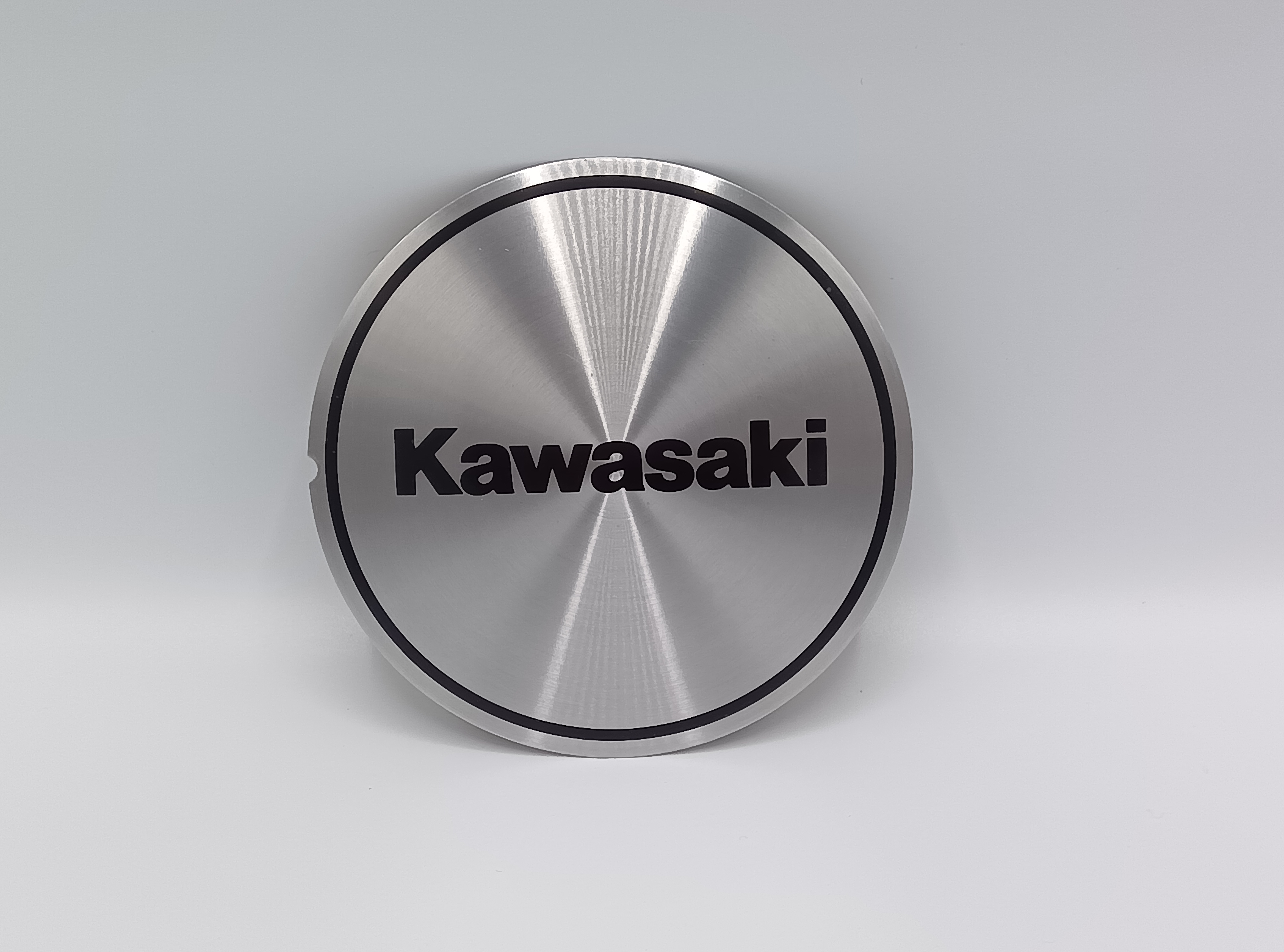 1982年 KH110 GTO GENERATOR COVER EMBLEM "Kawasaki"